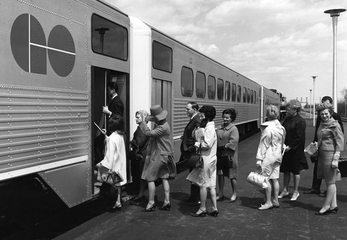 GO Train circa 1960s