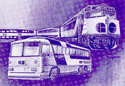 Train de GO et autobus de GO dans les années 1980